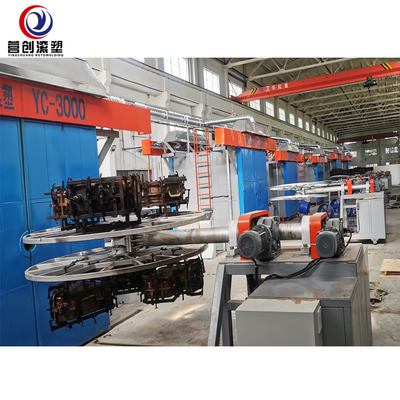 satın al PE PP HDPE LDPE LLDPE Özelleştirilmiş Büyük İçi Boş Plastikler İçin Otomatik Mekik Rotomolding Makinesi online manufacture