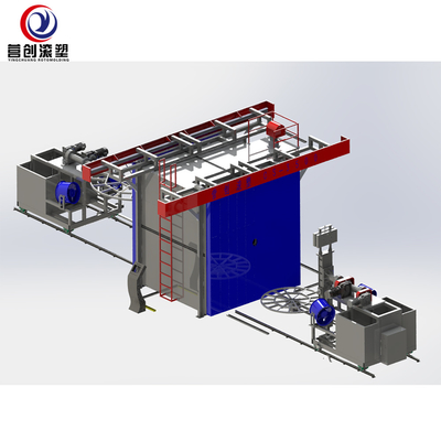 satın al 1000L 45Kw Plastik Rotomoulding Su Deposu Yapma Makinesi online manufacture