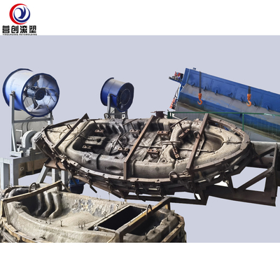 satın al 46Kw Mekik Rotomolding Makinesi Balıkçı Teknesi LLDPE PE Plastik Kayık Yapımı online manufacture