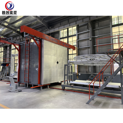 satın al Fully Automatic Shuttle Rotomolding Machine for sale online manufacture