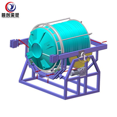 satın al 1000L, 2000L,3000L 5000L Su Deposu Yapmak İçin Açık Alev Rock N Roll Makinesi online manufacture