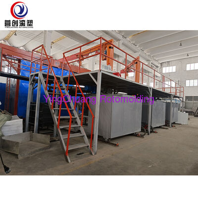 satın al YINGCHUANG Tam Otomatik İki Eksenli Uçak Rotomolding Makinesi 500L/1000L/2000L PE Plastik Su Tankları için Çevrimiçi üretim
