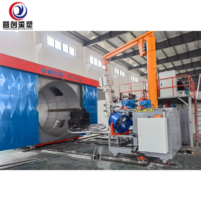 satın al Çin'de üretilen PP/PE/HDPE/LLDPE malzemesi için 10000L Tank Rotasyonel Kalıplama Makinesi online manufacture