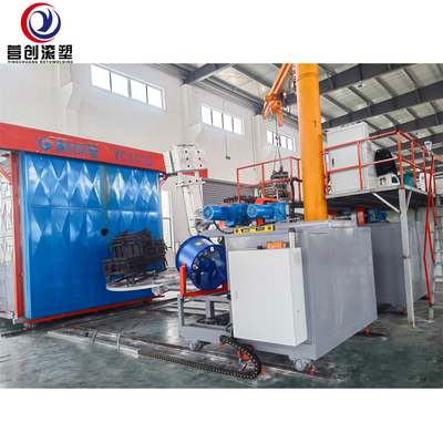 satın al 1 Yıl Garantili PP/PE/HDPE/LAYPE için 10000L Çift Eksenli Rotomoulding Makinesi online manufacture