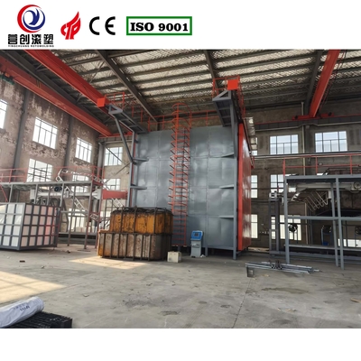 satın al Üretim Fabrikası 15-30 dakikalık döngü süresi ve ayarlanabilir dönme hızı ile rotomolding makinesini kullanır. online manufacture