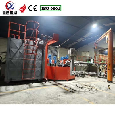 satın al Yüksek Kapasite ve Yüksek Sıcaklık Kapasitesine Sahip Özel Üretim Carousel Rotomolding Makinesi online manufacture