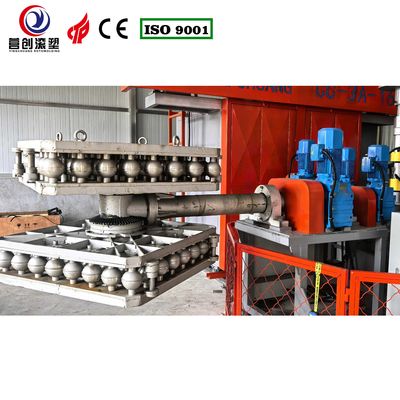 satın al Karpuz topları için özelleştirilebilir iki eksenli rotomoulding makinesi online manufacture