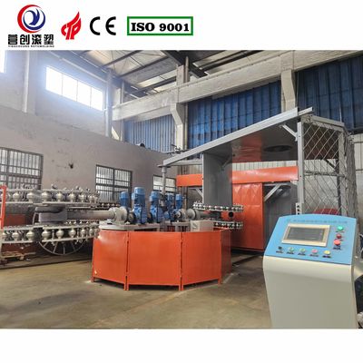 satın al Otomatik Çalışma Sistemi Çift Eksenli Dönel Kalıplama Makinesi Turşu Topu İçin online manufacture