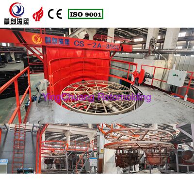 satın al Kalıplama Sıcaklığı 200-400C Şuttle Rotomolding Makinesi Sabit bir ürün sunmak için tasarlanmış özel makine boyutu Çevrimiçi üretim