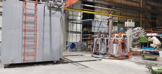 satın al PP/PE/HDPE/LLDPE 220V/380V/440V voltajlı çoklu kollu rotomoulding makinesi online manufacture