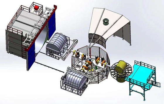 satın al Döner Kalıplama Su Tankı Üretim Makinesi Özel Çok Fonksiyonlu online manufacture