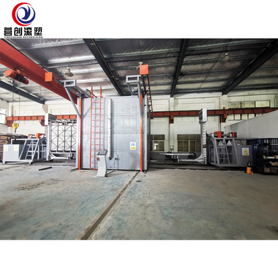 Yüksek Kapasiteli LLDPE HDPE Mekik Rotomolding Makinesi