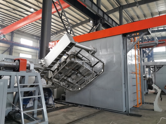 380V / 50Hz Siemens PLC ile döner kalıplama ekipmanları soğutucu kutu üretmek için