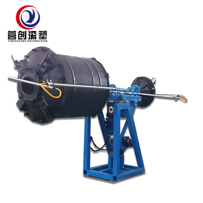 Rock and Roll Rotational Moulding Machine 1600*1600mm 65KW su tankları üretimi için