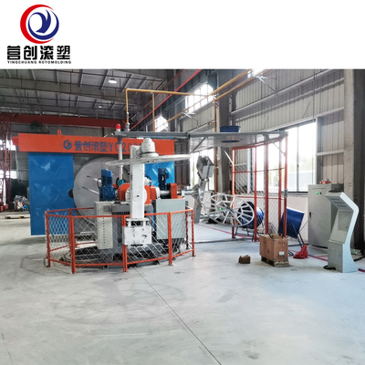 Çok fonksiyonel Otomatik Rotomolding Makinesi Çürük plastik ürünler üretmek için