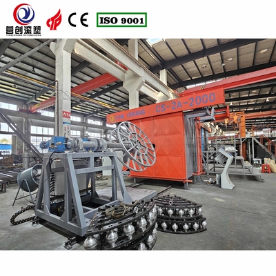 Danışmanlık Servisi Rotary Shuttle Rotomolding Machine Düzenlenebilir Dönüş Hızı