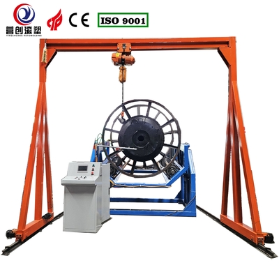 Yüksek Hızlı Düşük Gürültülü Yüksek Dayanıklılık Rock And Roll Rotomoulding Makineleri 6KW-11KW