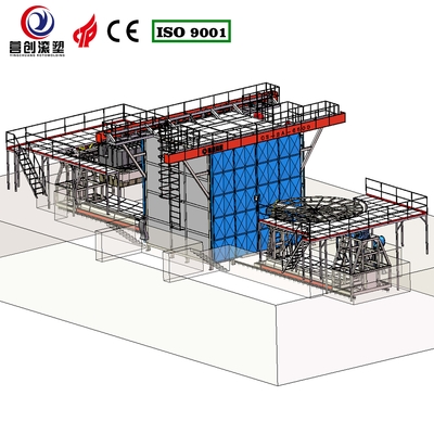 Soğutma Modu Hava Soğutma Şatöl Rotomoulding Makineleri Özel Elektrolit Enerji Depolama Tankı için