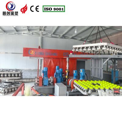 LLDPE pickleball 62KW Güçlü ve Otomatik Kontrollü İki Eksenli Rotomoulding Makinesi