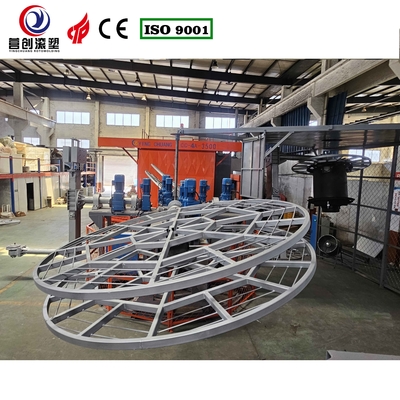 4 Kol 5 İstasyon 3,5 Meter Fırın Karusel İki Eksenli Rotomoulding Makinesi