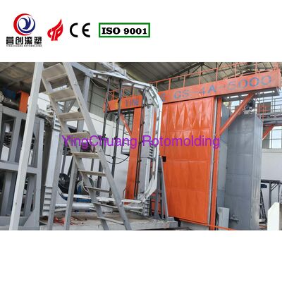 Yüksek Dayanıklılıklı Su Tankları için Döner Kalıplama Makinesi 500L-10000L