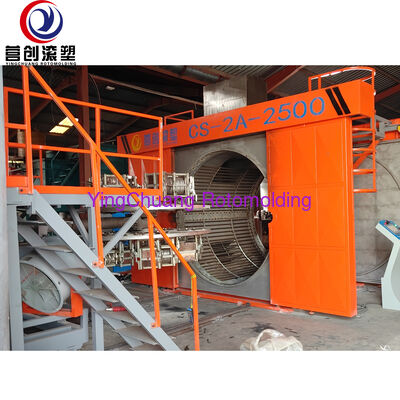 YINGCHUANG CS-2A-2500 Mekik Rotomolding Makinesi, İçi Boş Plastik Ürünler İçin Çift Kollu Endüstriyel Döner Kalıplama Ekipmanları