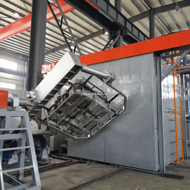 7000L Tank Hacmi İçin İki Kollu Otomatik Döner Kalıplama Makinesi