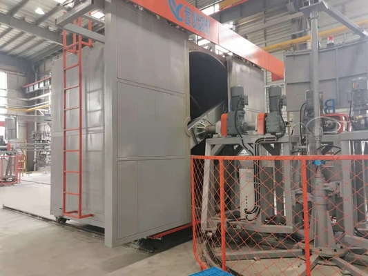 1-8rpm Dönen Hızlı Mekik Rotomolding Makinesi 1000kg Maksimum Kalıp Ağırlığı