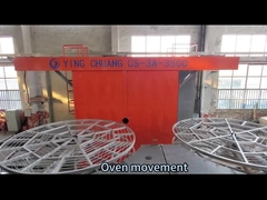 Üretim Tesisi Yüksek Sıcaklık Uyumluluğuyla Döner Kalıplama Makinesi