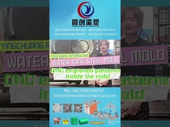 Su tankı, CNC frezeleme kullanarak ince oyulmuş desenlerle çelik rotomolding kalıbı