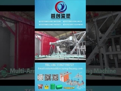 Yingchuang Roto CS-4A-5000 Çifte katmanlı su tankı için çoklu kollu şatl rotomolding makinesi